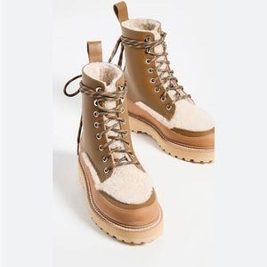 Ulla Johnson Etna shearling boots Size 6 / 36